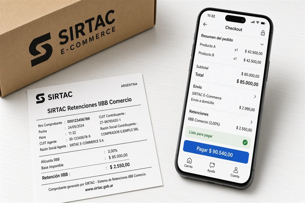 SIRTAC retenciones IIBB comercio 2026: operar el padrón sin sorpresas