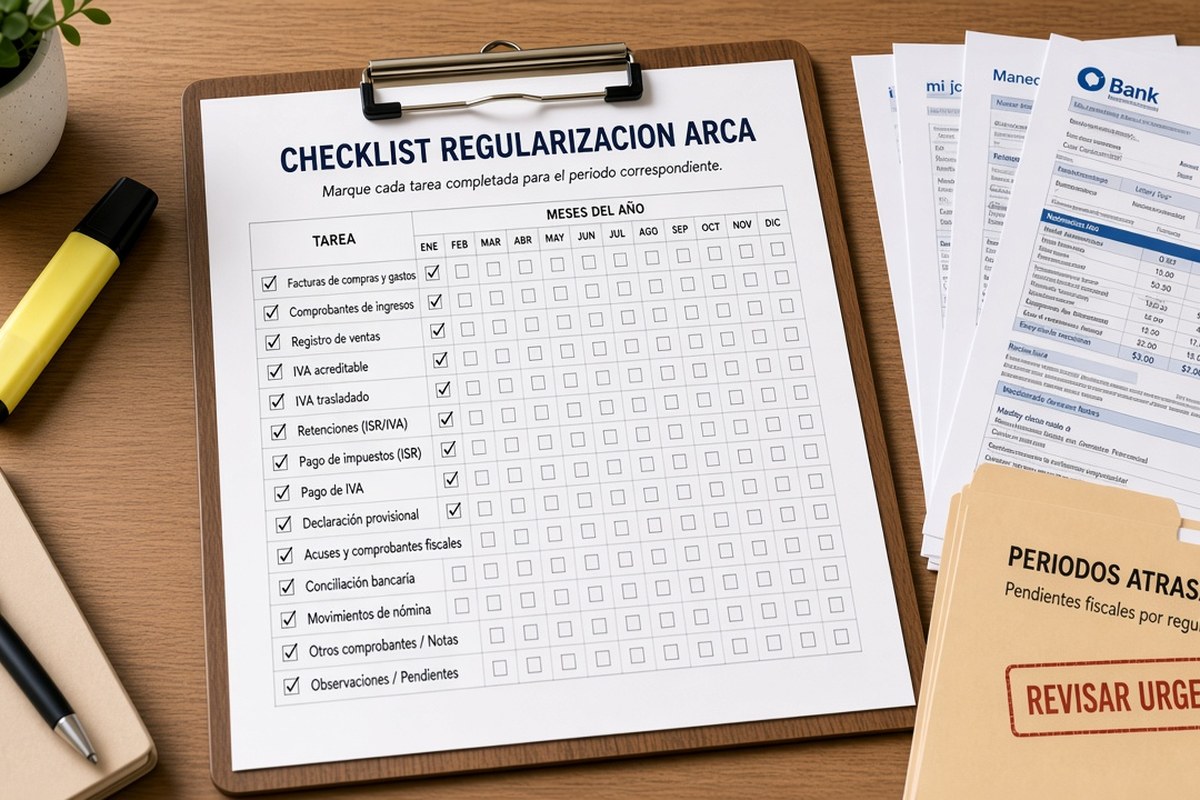 Checklist para regularizar impuestos atrasados ante la ARCA