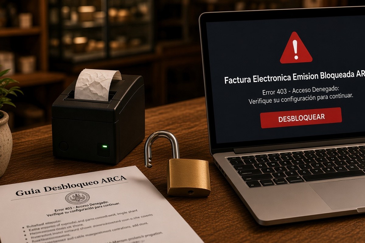 Por qué no podés emitir facturas y cómo desbloquearlo