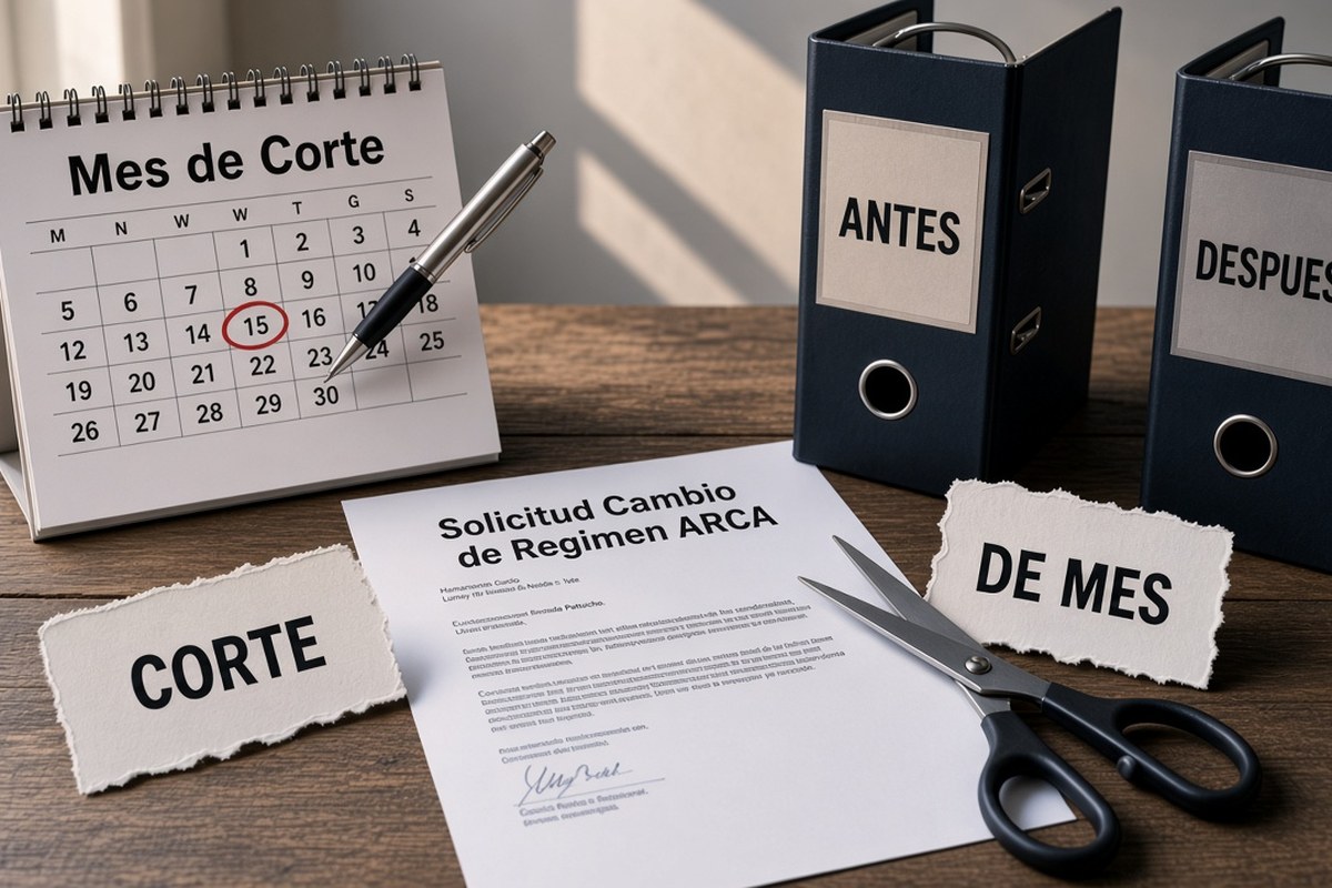 Cómo planear el mes de corte al cambiar de régimen fiscal