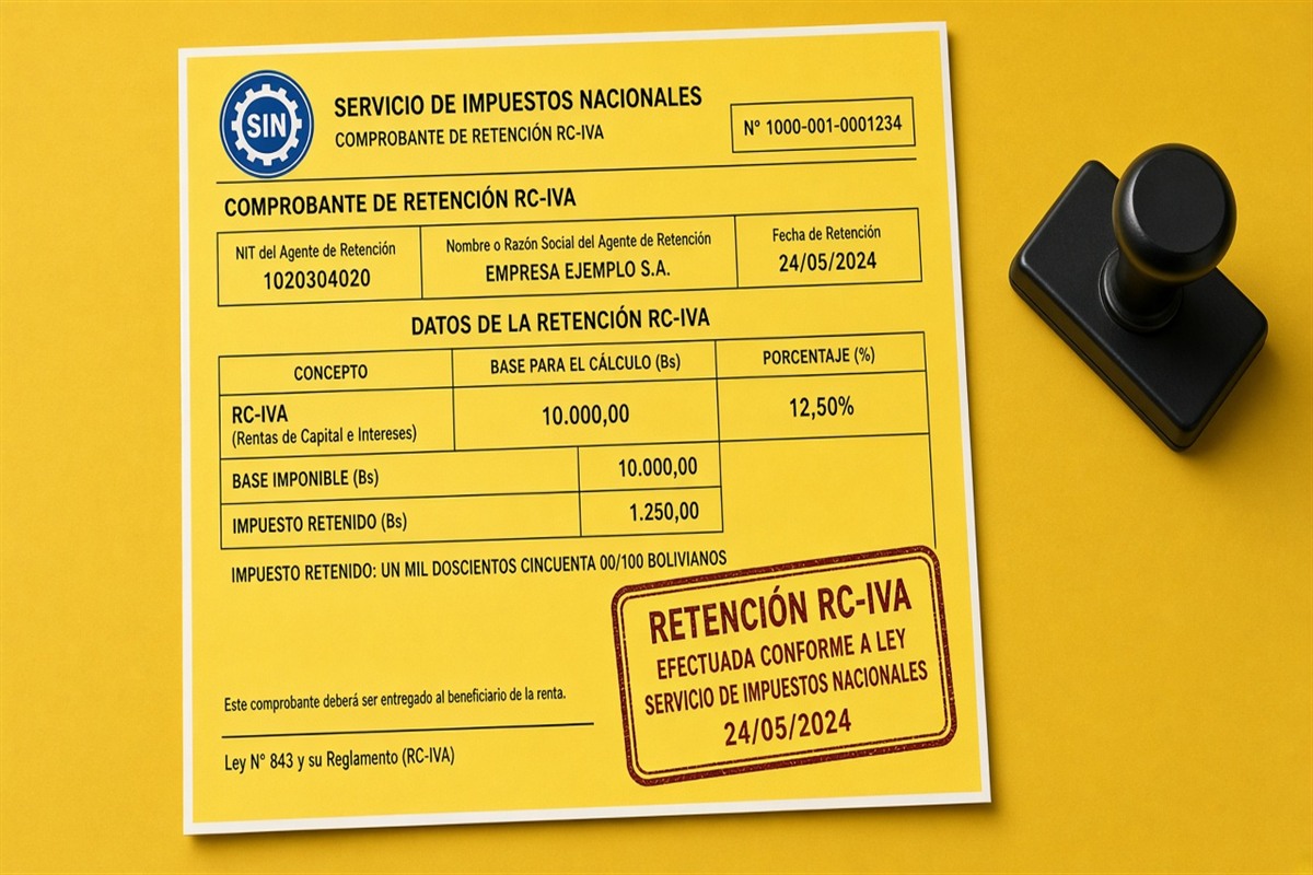 Retención RC-IVA en compras SIN 2026: practicar y conciliar