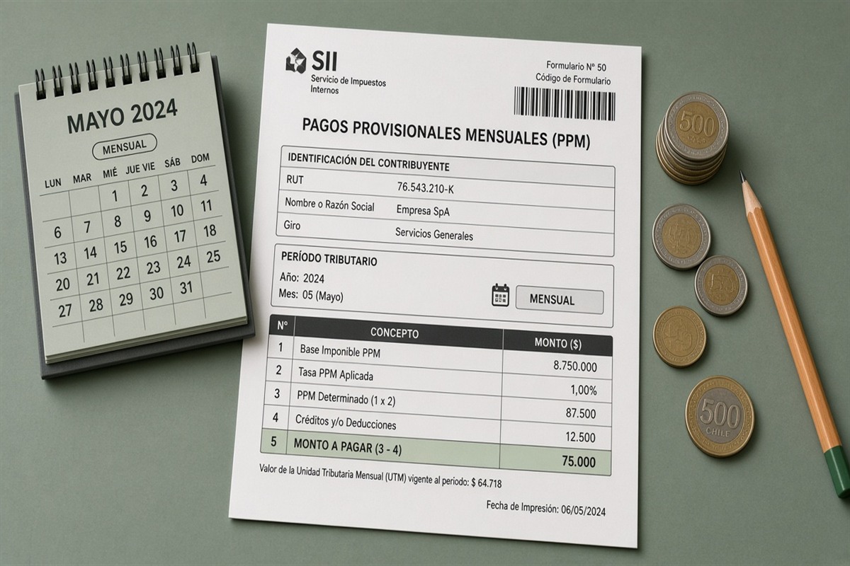 PPM SII 2026: calcular y pagar provisionales sin descuadrar el F29