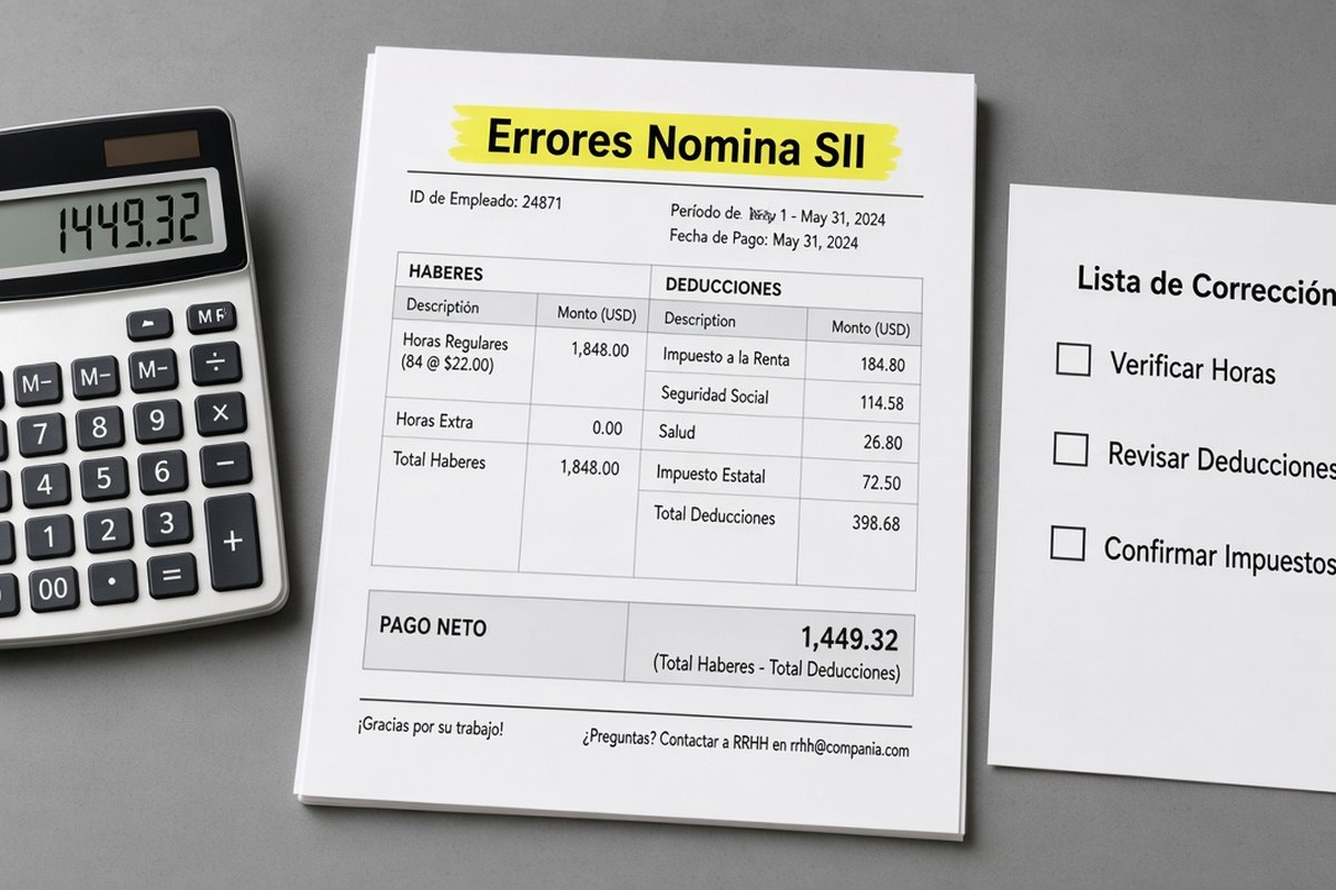 Errores comunes al pagar sueldos sin nómina electrónica