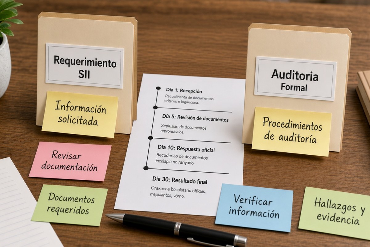 Diferencia entre requerimiento, revisión y auditoría fiscal