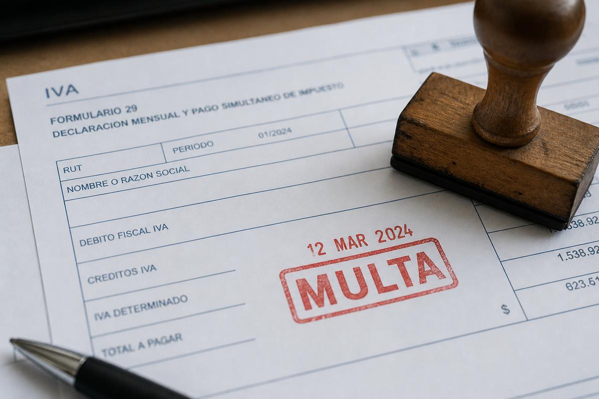 Sanciones y multas SII 2026: no declarar F29 o renta y cómo mitigar