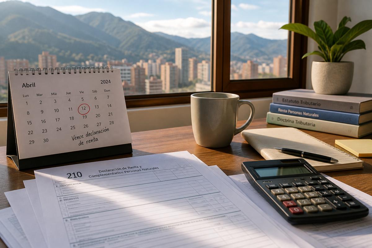Declaración de renta personas naturales DIAN 2026: plazos, formulario 210 y UVT