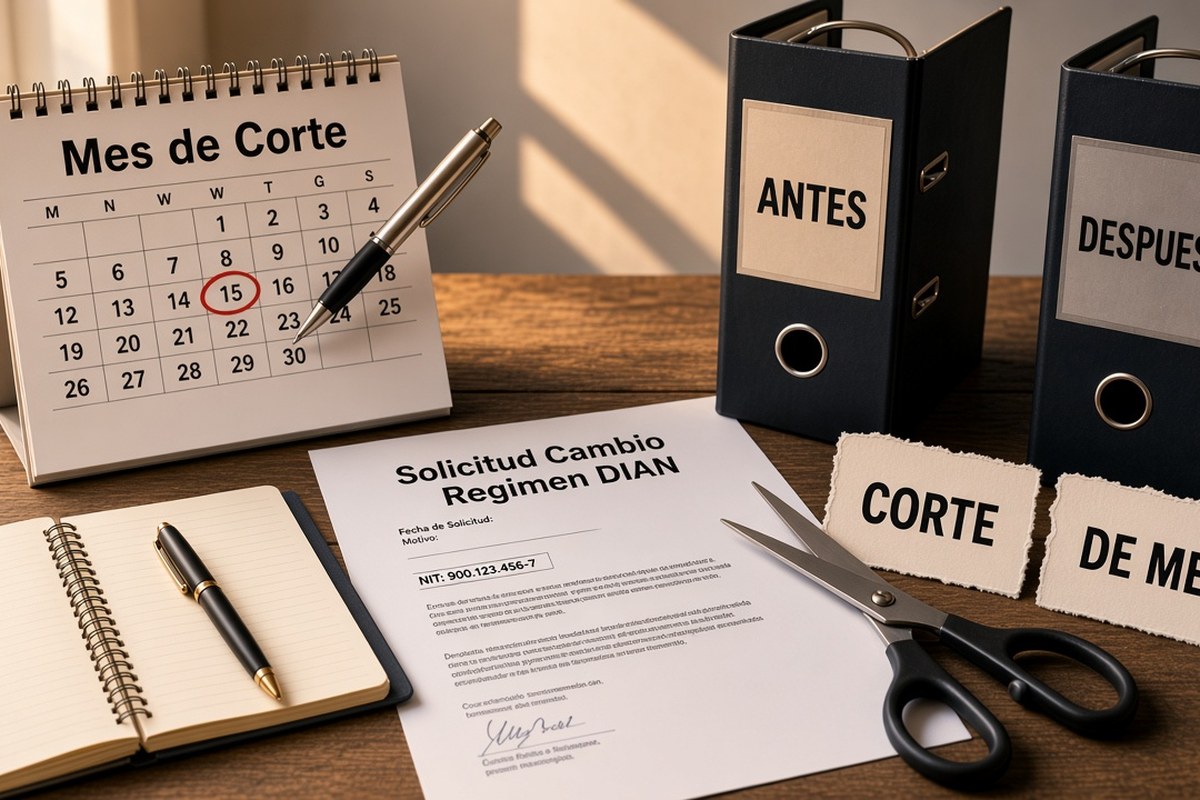 Cómo planear el mes de corte al cambiar de régimen fiscal