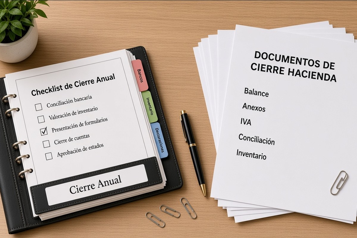 Documentos que necesitas para el cierre anual ante la Hacienda
