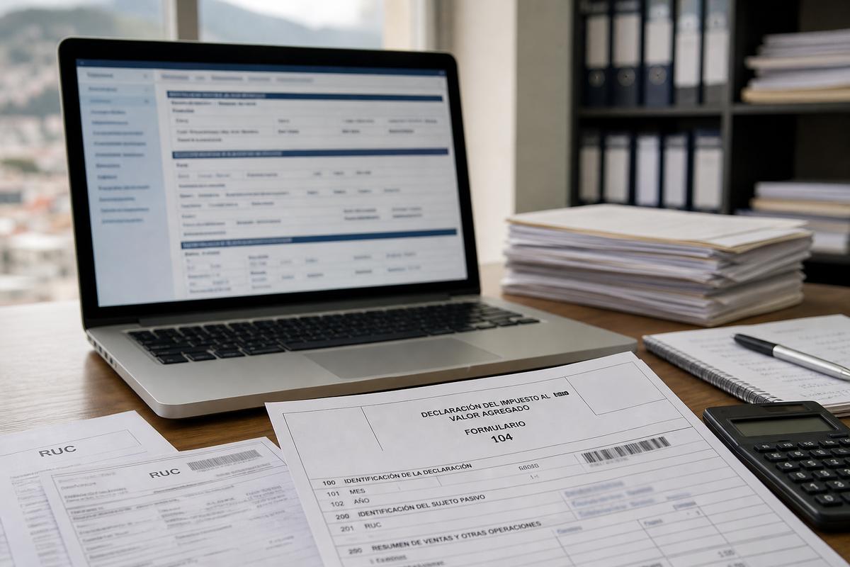 Cómo presentar la declaración de IVA SRI 2026: formulario, plazos y paso a paso