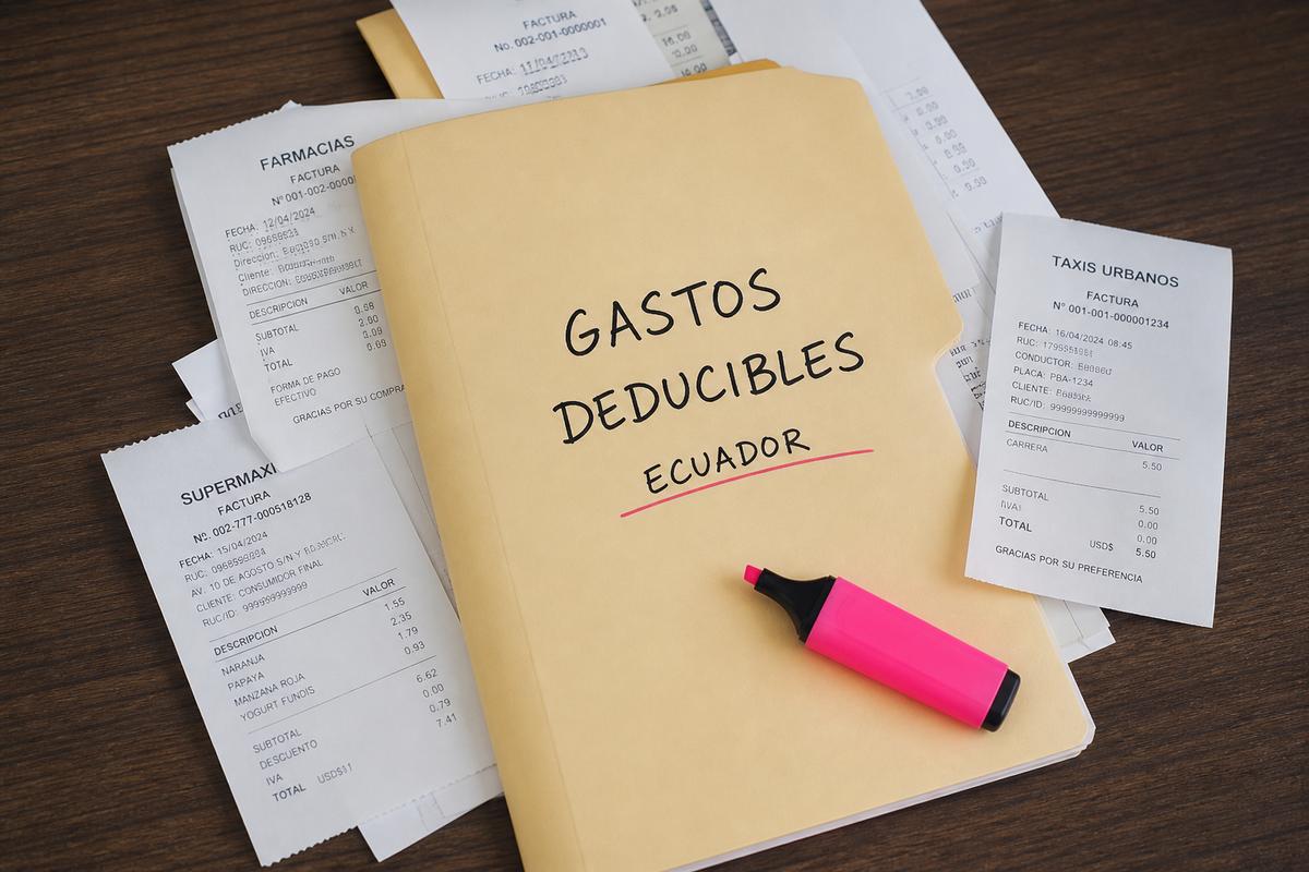 Gastos deducibles de renta Ecuador 2026: qué puedes restar y qué observa el SRI