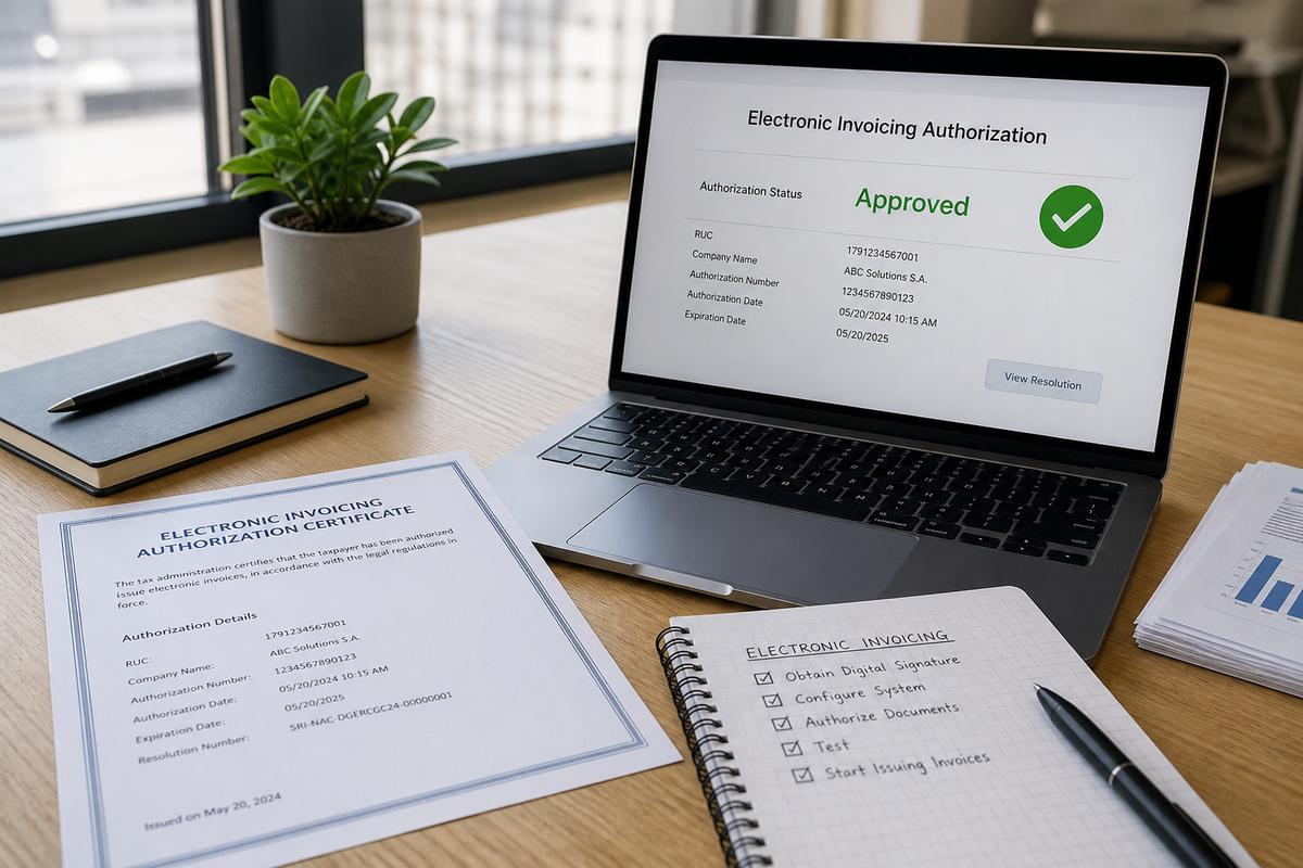 Autorización de facturación electrónica SRI 2026: requisitos y checklist