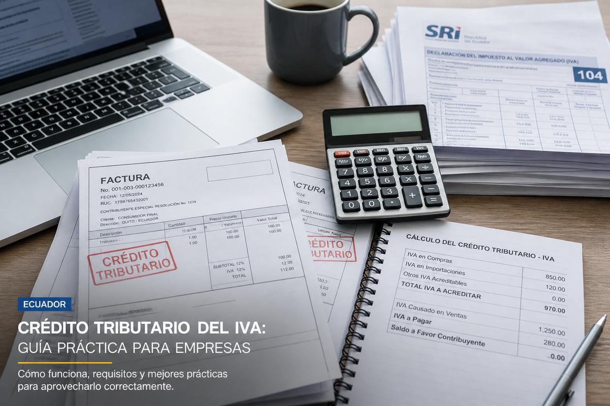 Crédito tributario del IVA en Ecuador 2026: cómo no perderlo ante el SRI