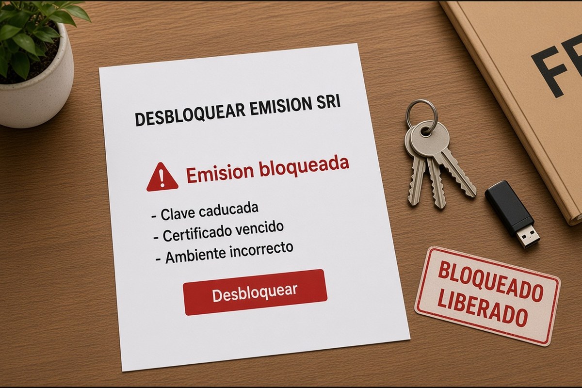 Por qué no puedes emitir facturas y cómo desbloquearlo