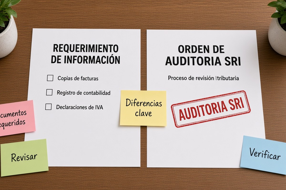 Diferencia entre requerimiento, revisión y auditoría fiscal
