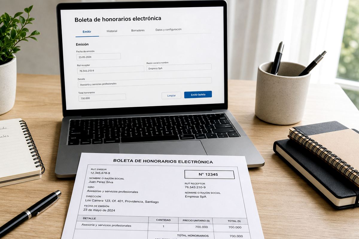 Impuestos al subcontratar otro freelancer en Chile 2026