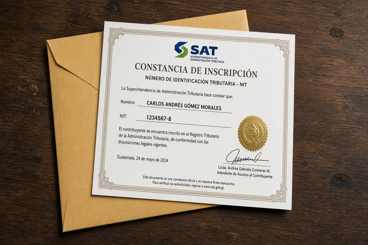 Constancia de inscripción NIT SAT Guatemala 2026: obtener y usar