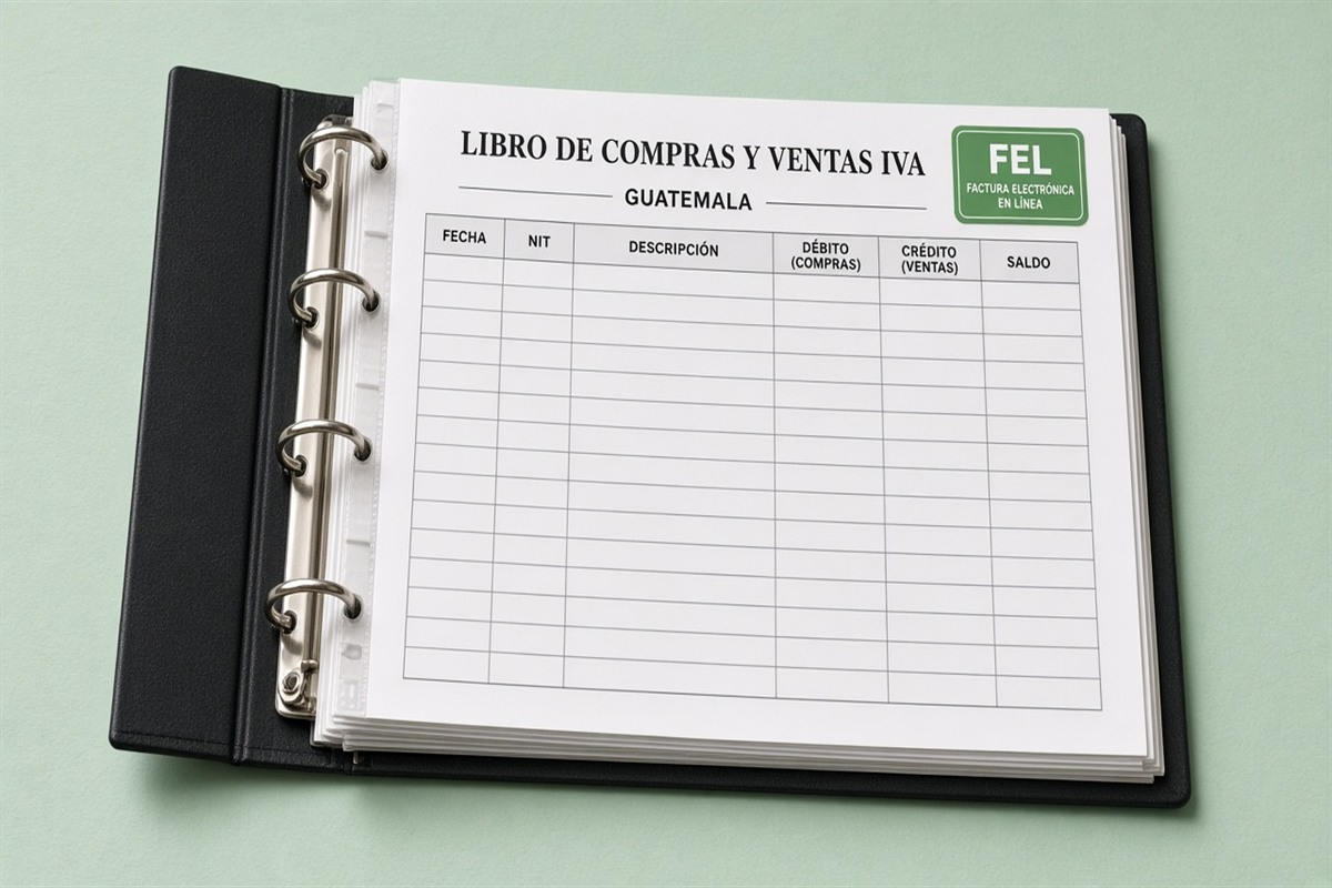 Libro de compras y ventas SAT Guatemala 2026: cuadrar IVA con FEL