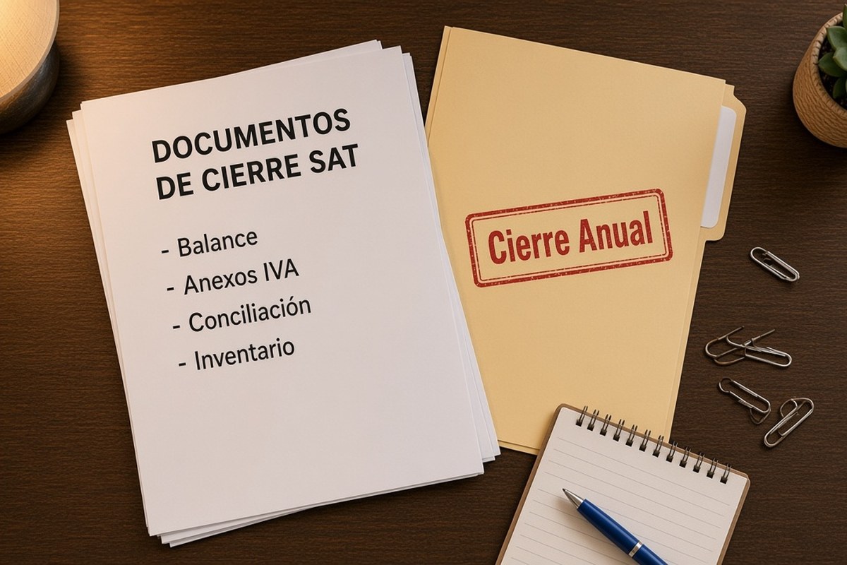 Documentos que necesitas para el cierre anual ante el SAT