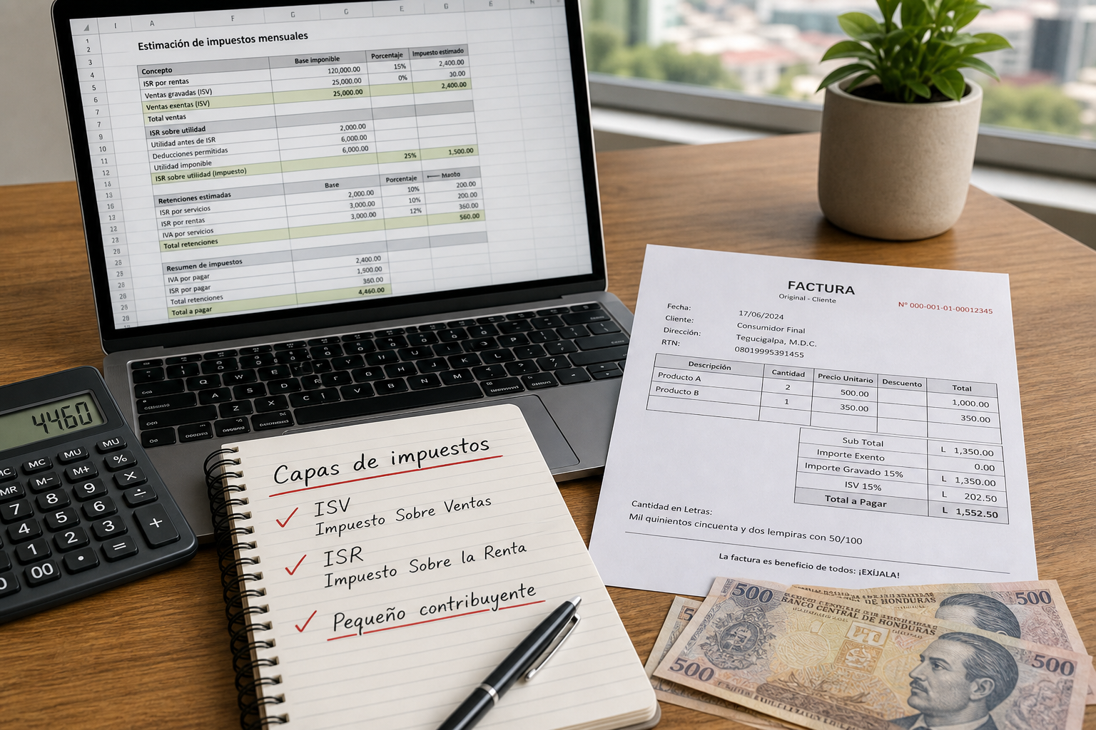 Cuánto paga de impuestos un freelancer en Honduras 2026