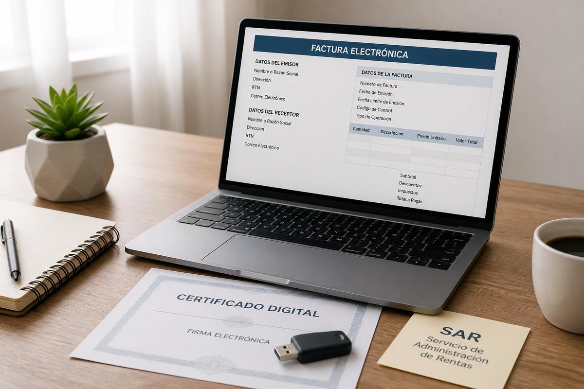 Certificado digital factura electrónica SAR 2026