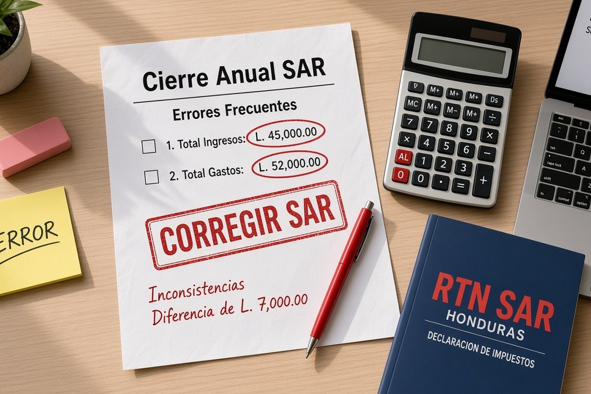 Errores que retrasan el cierre fiscal del año ante el SAR