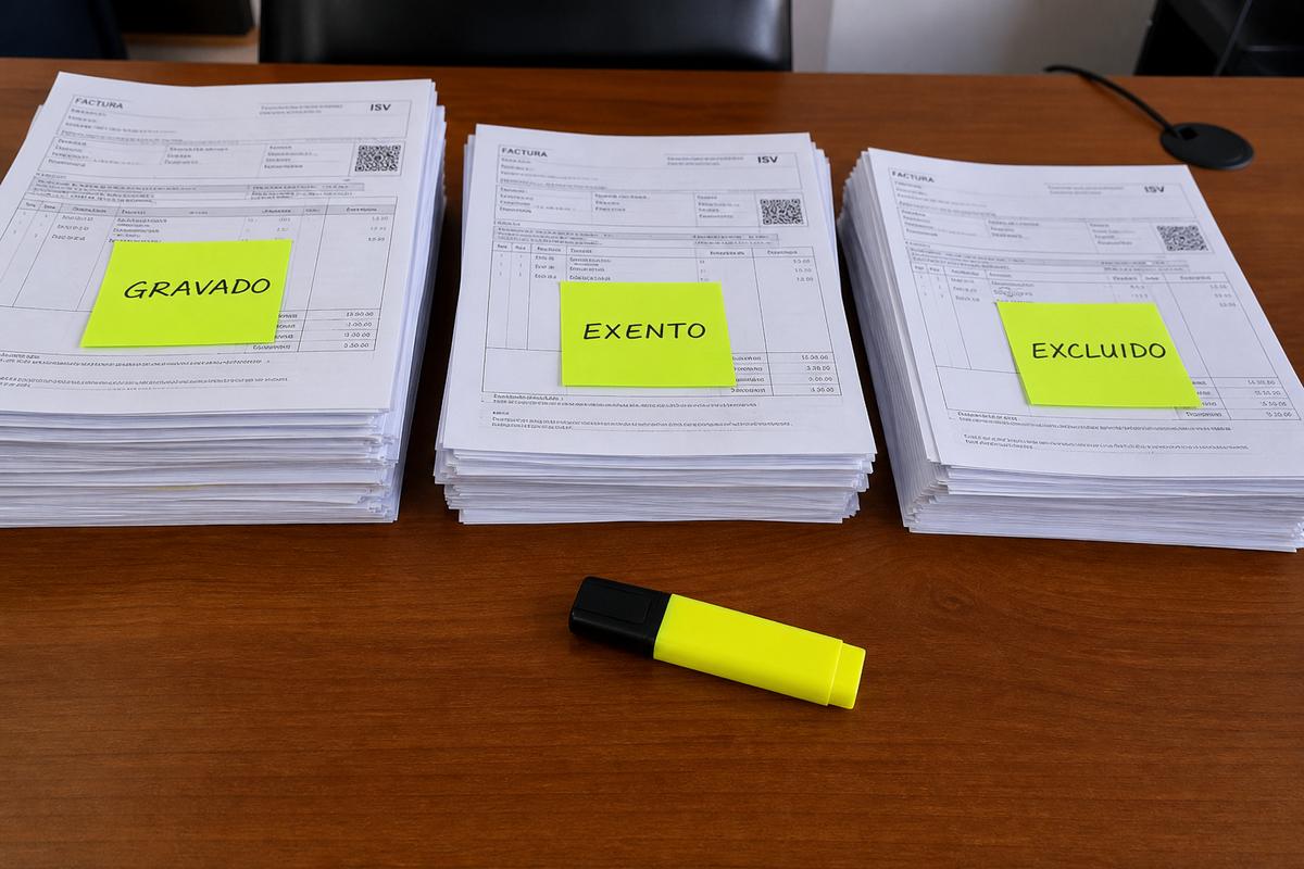 ISV gravado, exento y excluido Honduras 2026: cómo clasificar sin errores