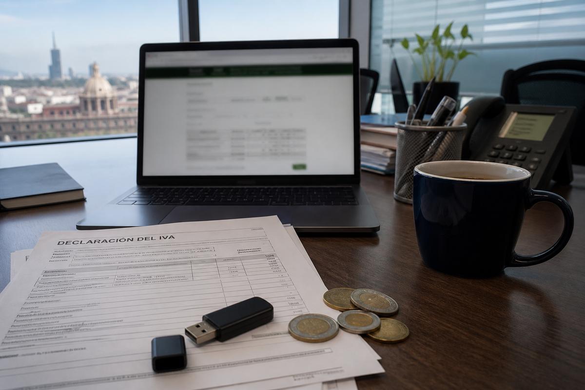 Cómo presentar la declaración de IVA en el portal SAT 2026 (pago provisional paso a paso)
