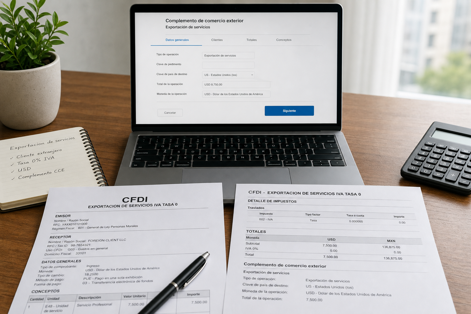 Cómo facturar al extranjero como freelancer en México 2026