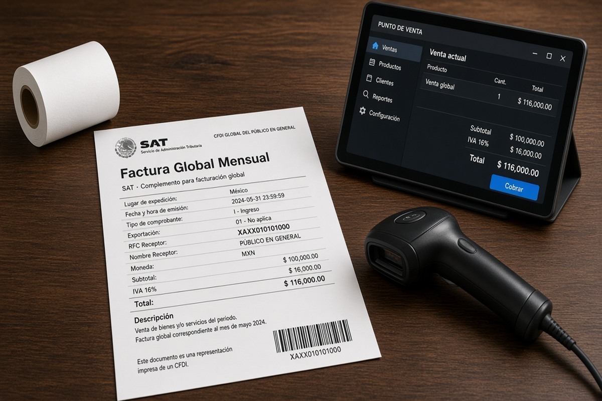 CFDI global público en general SAT 2026: emitir sin rechazos ni malas prácticas