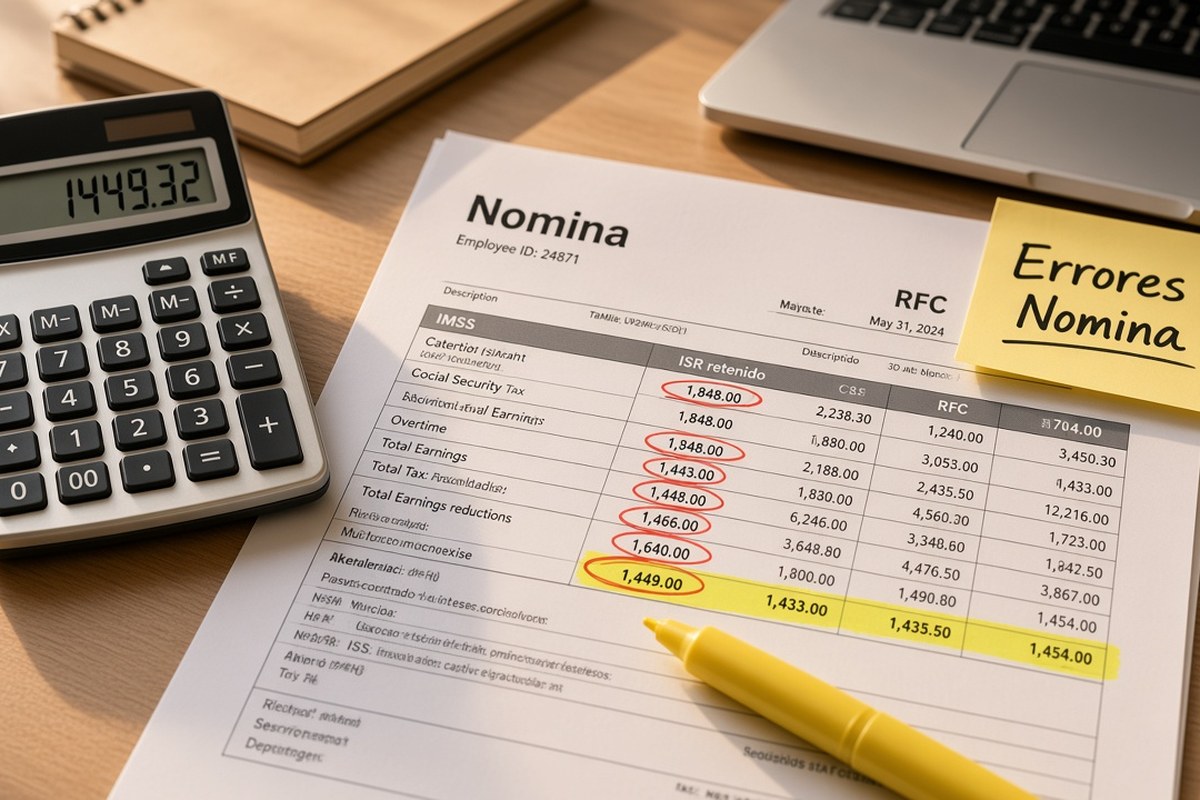 Errores comunes al pagar sueldos sin nómina electrónica