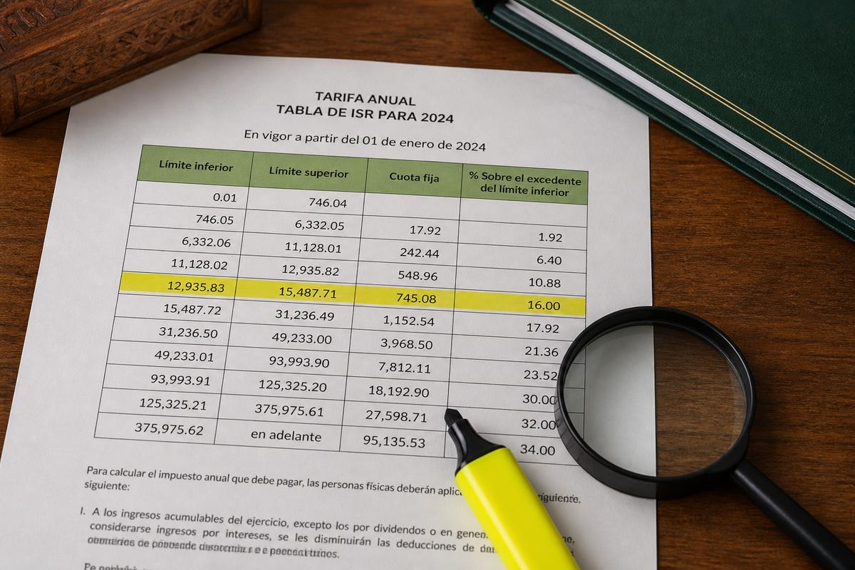 Tabla de retenciones de IVA e ISR México 2026 para pymes (agentes y tasas)