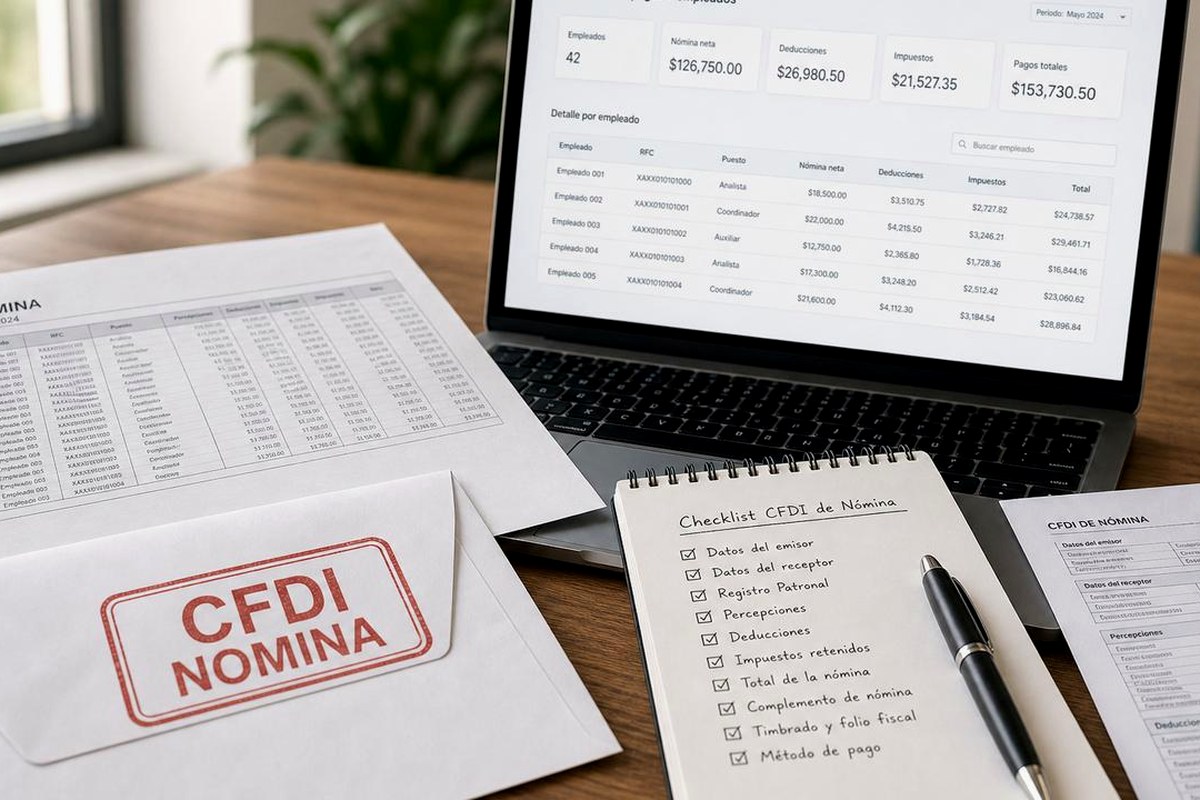 Cómo emitir y corregir el CFDI de nómina 1.2 en 2026 (SAT)