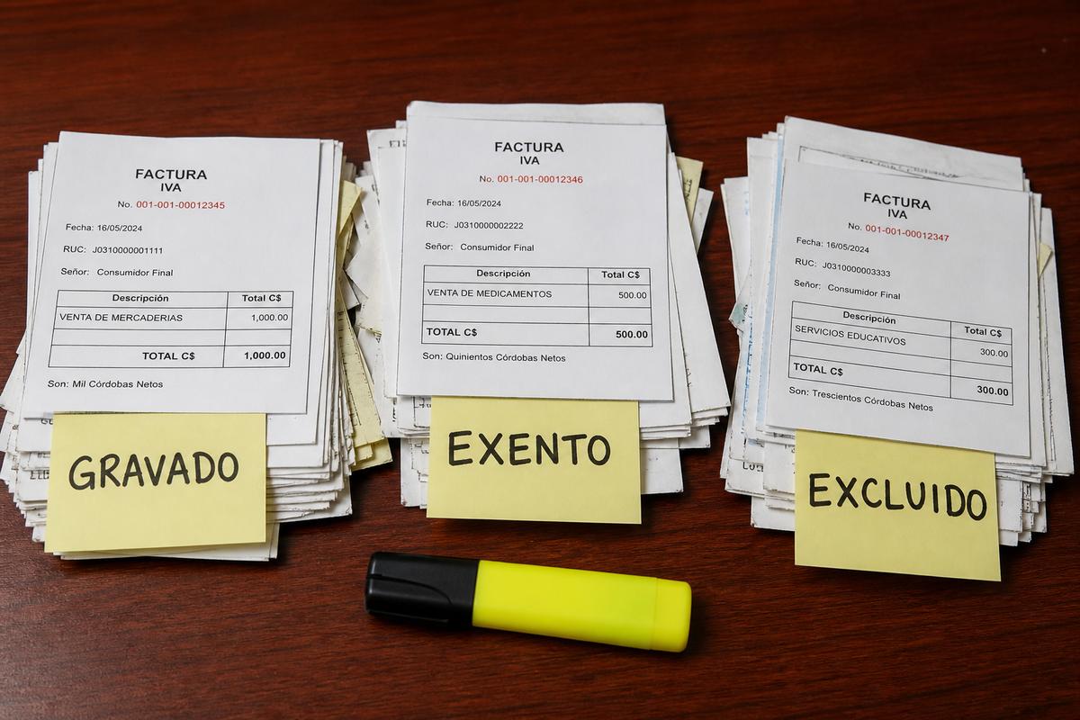 IVA gravado, exento y excluido Nicaragua 2026: cómo clasificar sin errores