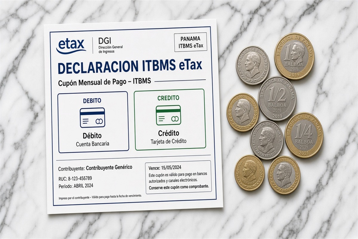 ITBMS declaración mensual e-Tax Panamá 2026: presentar sin diferencias