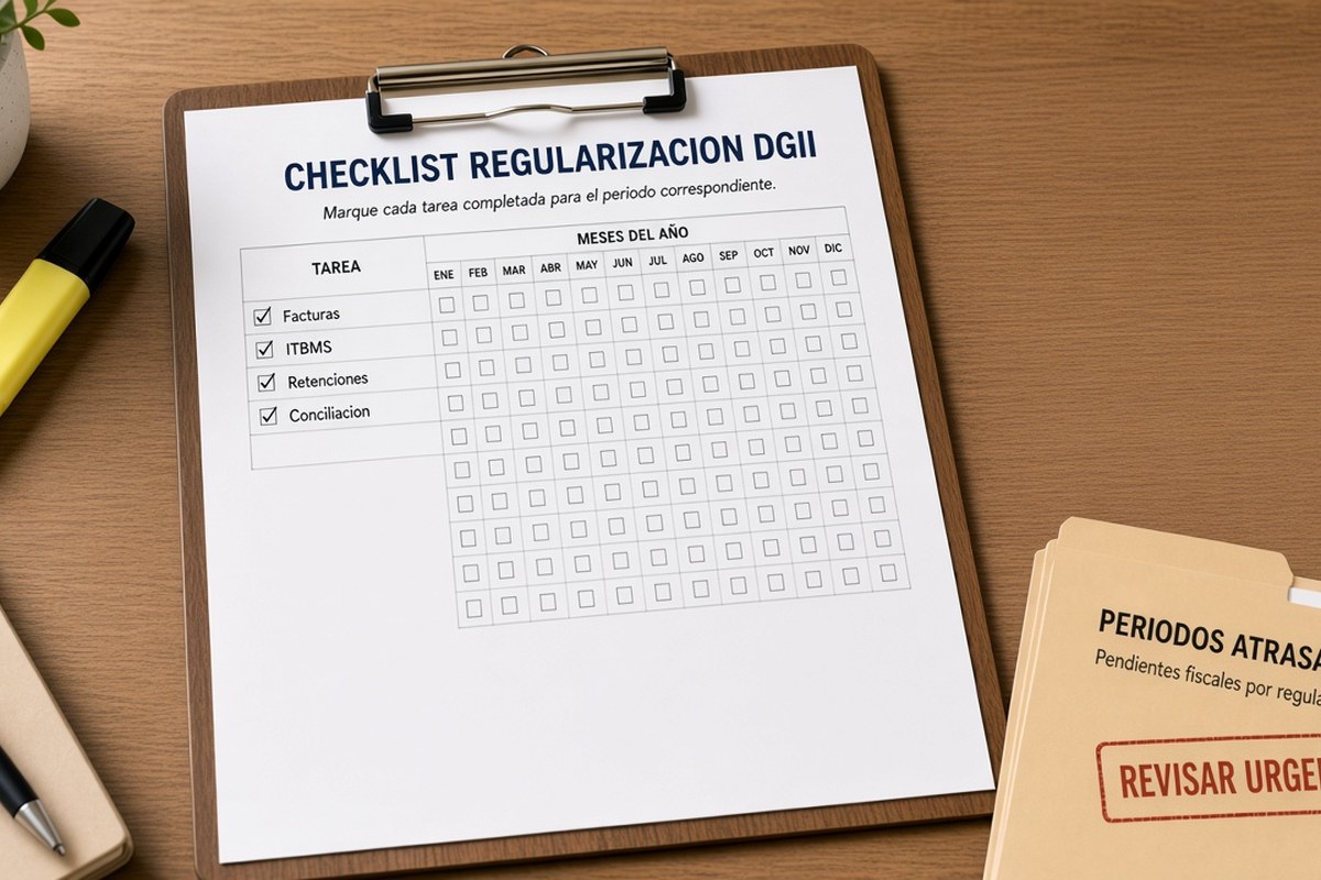 Checklist para regularizar impuestos atrasados ante la DGI