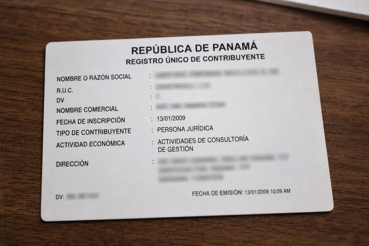 RUC DGI Panamá 2026: cómo obtenerlo, actualizarlo y estados que bloquean eTax