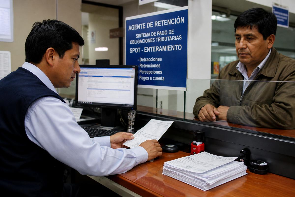 Agente de retención y detracciones Perú 2026: cómo retener, detraer y enterar