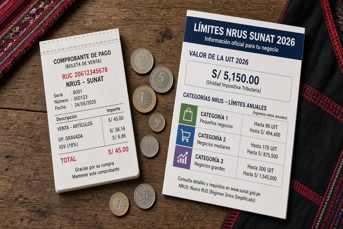 NRUS SUNAT 2026: límites, cuotas y cuándo salir del régimen