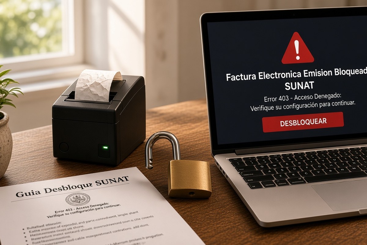 Por qué no puedes emitir facturas y cómo desbloquearlo