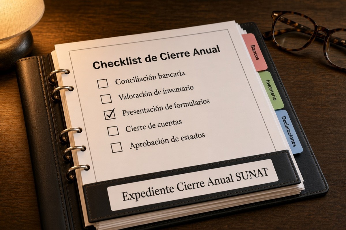 Documentos que necesitas para el cierre anual ante la SUNAT