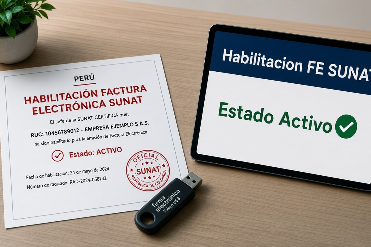 Qué necesitas para habilitar facturación electrónica ante la SUNAT