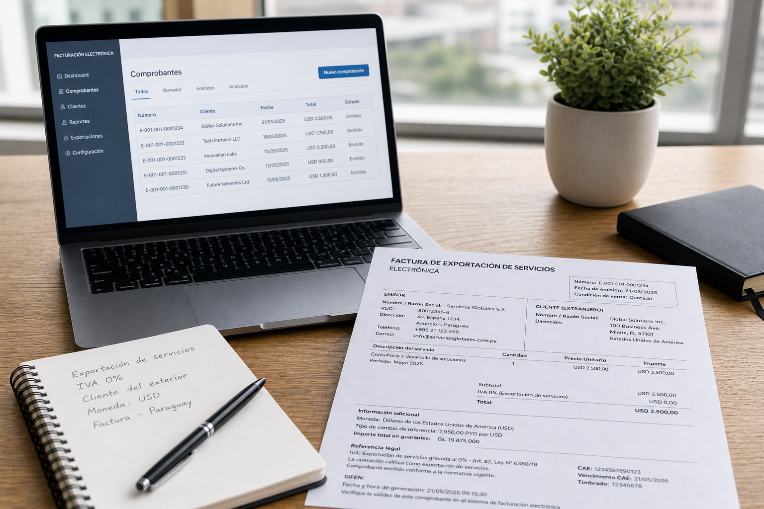 Cómo facturar al extranjero como freelancer en Paraguay 2026