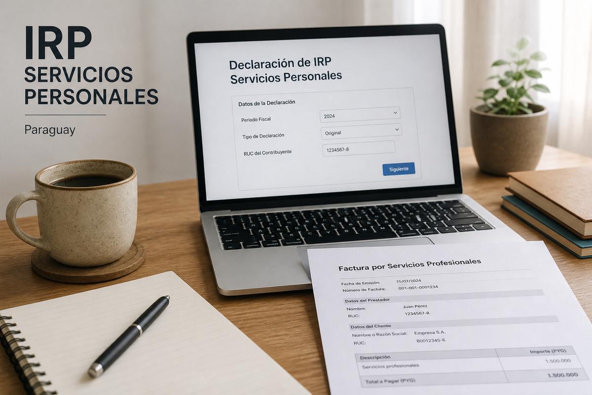 IRP servicios personales Paraguay 2026: tasas, topes y checklist