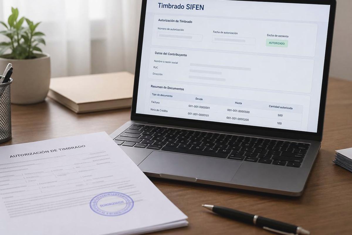 Factura electrónica SIFEN contingencia 2026: protocolo operativo DNIT