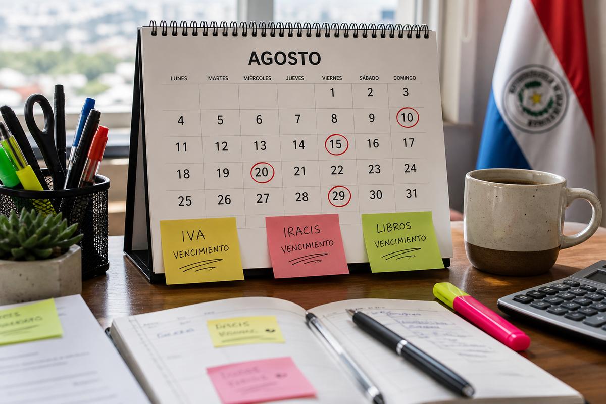Obligaciones tributarias agosto 2026 DNIT Paraguay
