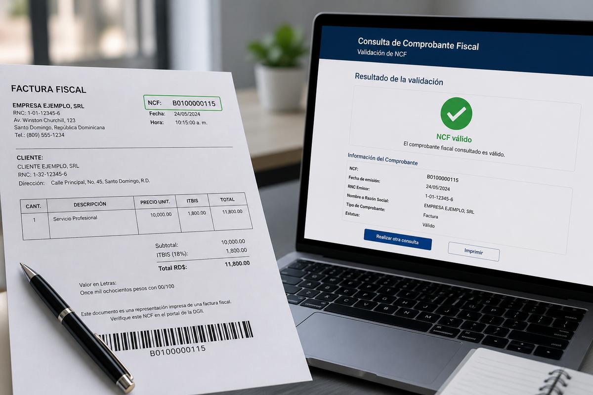 Consulta NCF DGII: cómo validar un comprobante fiscal paso a paso 2026