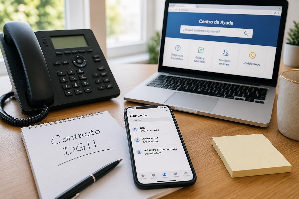 DGII teléfono y contacto: canales oficiales para pymes (sin caídas en estafas) 2026
