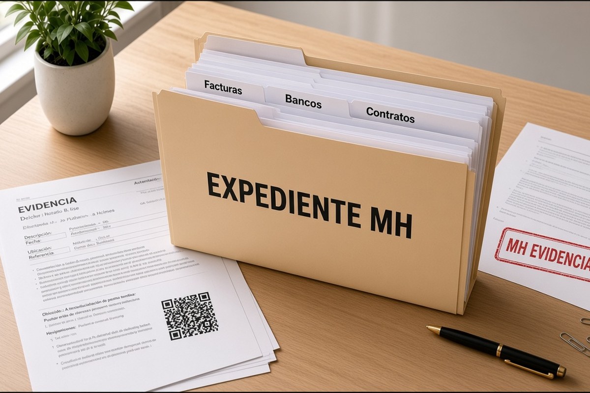 Cómo armar el expediente si el MH pide evidencias