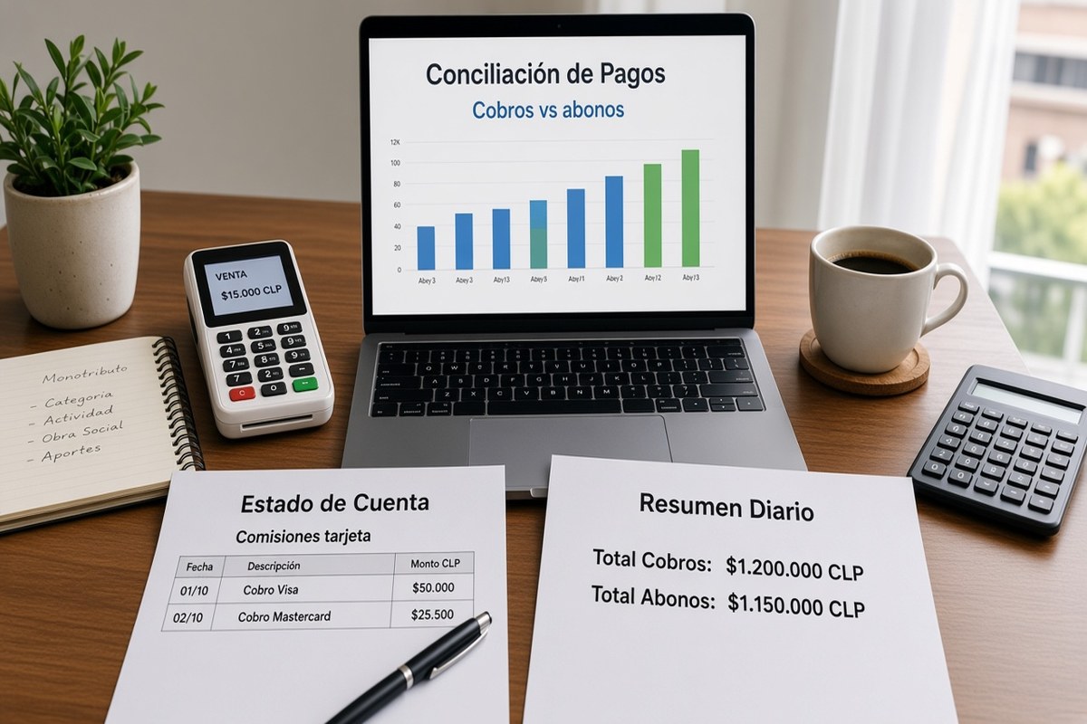Impuestos al cobrar con pasarela o tarjeta en tu pyme en Chile 2026