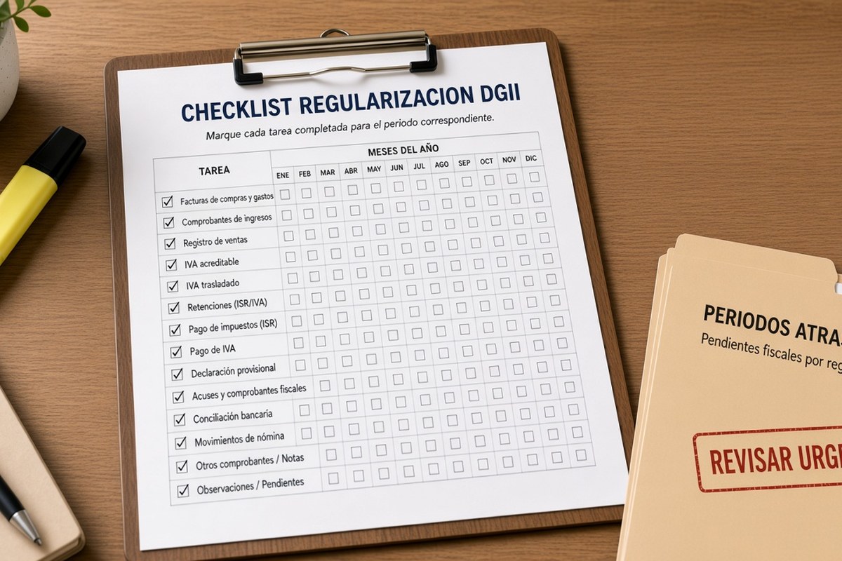 Checklist para regularizar impuestos atrasados ante la DGI